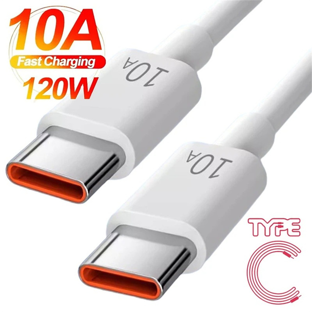 Cable tipo C a tipo C de 120W